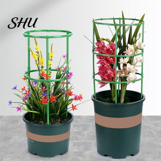 Worry-free Plant Maintenance Climbing Trellis Tomato Cages Reusable Support Holder Adjustable Easy Setup Cage Frame Stackable Pergola Accessories for