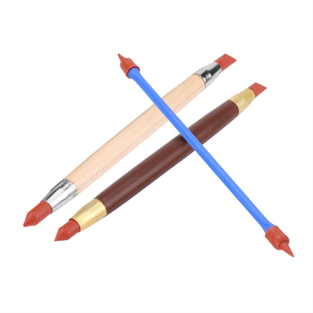 Silicon Polymer Head Pottery Clay Sculpting Modeling Pen Removing Traces DIY Tool