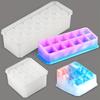 WTEMPO Spring Summer Ice Cube Making Mols DIY Silicone Epoxy Resin Mold Multi-Slot Organizers Casting Molds