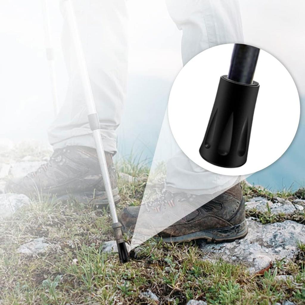 Trekking Pole Replacement Anti-slip Tip Protection General Purpose Cap Pole