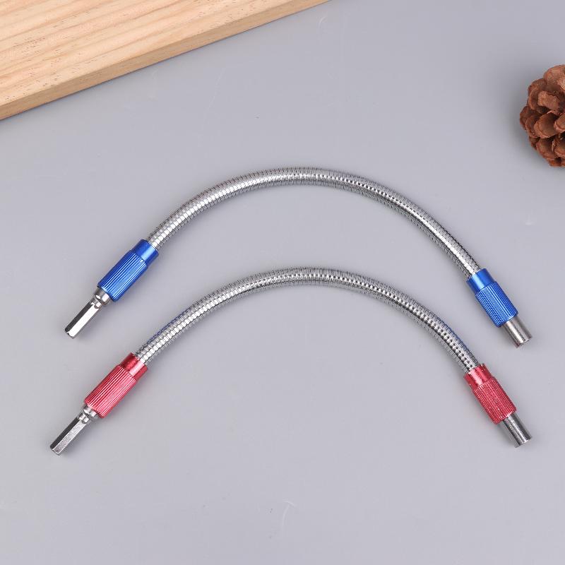 Quick Flexible Drill Bit Extension For Screwdriver 300mm Length Bendable Elastic Joint Head Shaft 1/4 Hex Shank Hex Shank