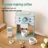 Wooden Coffee Maker Play Set for Kids Ages 3-6 - Mini Kitchen Toy for Early Education