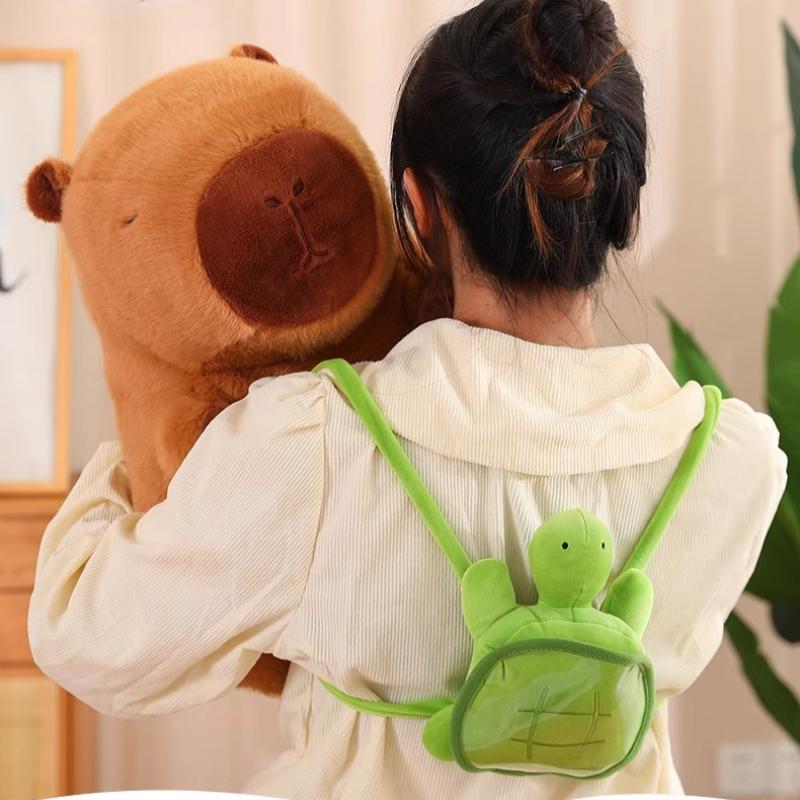 Cute Capybara Doll Scarf Capybara Doll Cloth Doll Children's Pillow Plush Toy Girl Birthday Gift