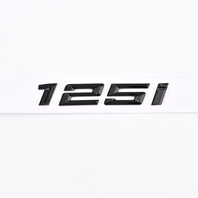 Compatible Rear Emblem for 2020-2023 BMW 1 Series 118i/116i/120i/125i with Modified Displacement Number