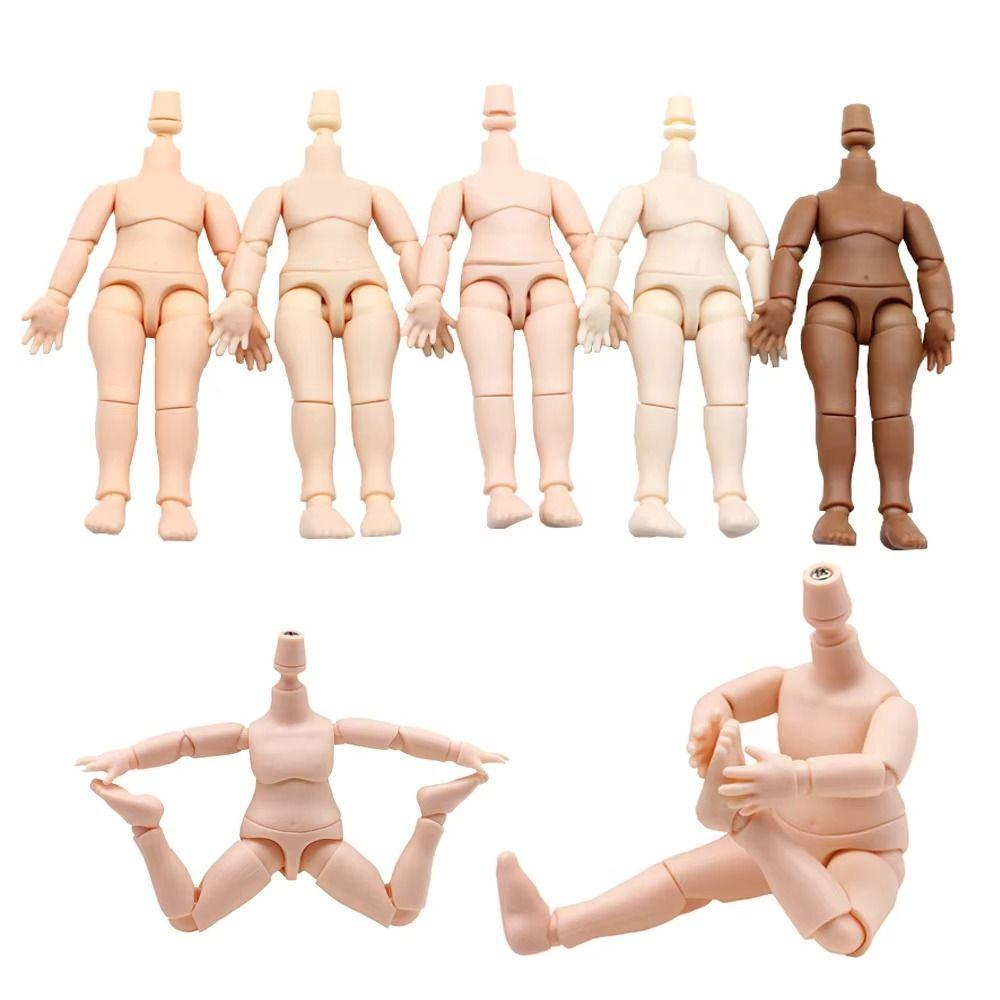 Moveable Joints Doll Model Body Multi-skinned Obitsu Doll Children Gift Ob11 Doll Body  DIY Toy