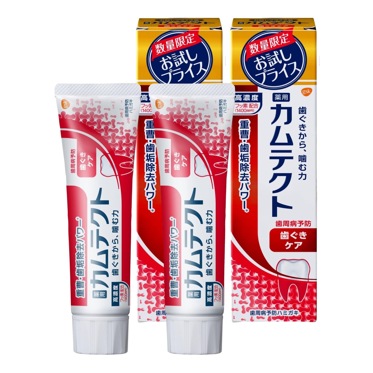 

Camtect Gum Care Toothpaste Periodontal disease prevention trial product 105g 2 bottles [Quasi-drug] (gingivitis/alveolar pyorrhea)