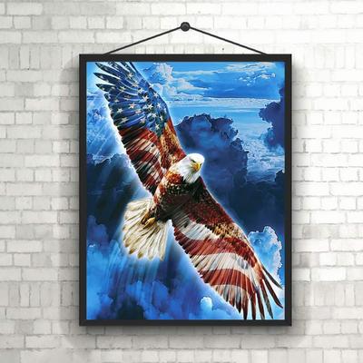 5D DIY Diamond Painting Eagle Cross Stitch Kit Mosaic Diamond Embroidery Rose Full Round/Square Drill Home Decoration