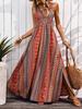Spot Tiktoktemu European and American women's clothing new summer style V-neck long dress