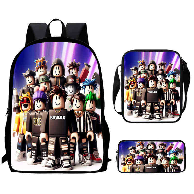 Roblox Printed Backpack, Children'S And Elementary School Bags