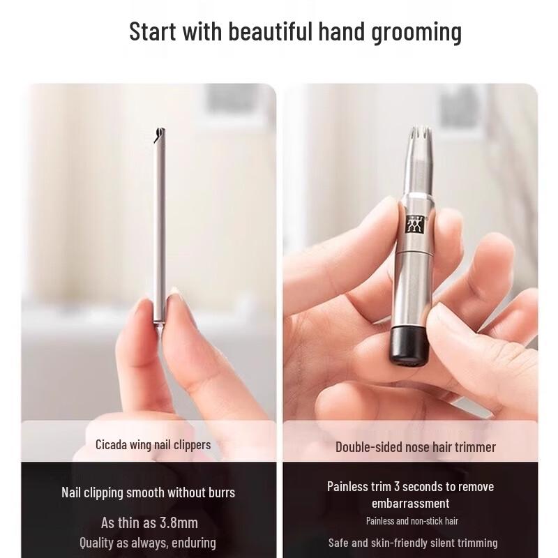 Zwilling Men's Manual Nose & Ear Hair Trimmer Sets