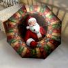 1 PC Automatic Folding Umbrella - Cartoon Pattern, Portable & Foldable Design with 8 Ribs, Christmas Birthday Gifts