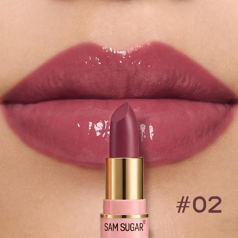 6 Farben Matten Lippenstift Samt Cameo Braun Lippen-Gloss Wasserdicht Langanhaltende Pigmente Make-up Nude Bohnenpaste Farbe Lippenstift Lippen Make-up Kosmetik