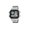 CASIO Customized watch modified series stainless steel case AE-1200WHD-1A modified-Xingsu Moyu series Quartz nylon stra MiCaiSeBiaoDai