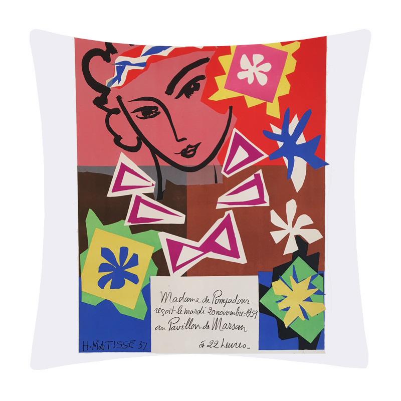Henri Matisse Oil Paintings Cushion Covers Woman with a Hat The Open Window Art Pillowcase Decorative Pillows For Sofa