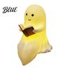 Unique Mystery Home Accent Halloween Ghost Lamp Cute Middle Finger Ghost/Reading Book Night Light Funny Ambient Bedside Lighting Spooky Figurine for