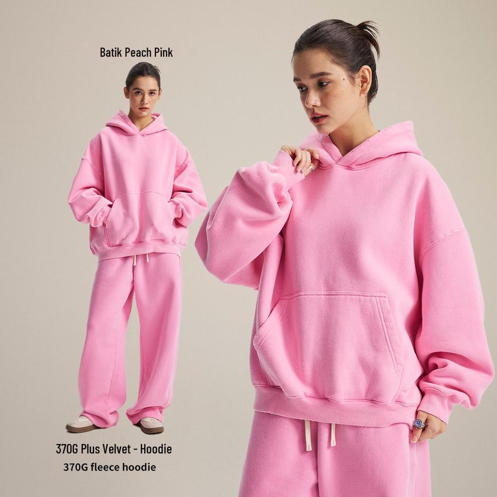 Chain Tide Menswear | 2025 Autumn/Winter Boxy Fit Ripped Distressed Hooded Sweatshirt with Plus Velvet