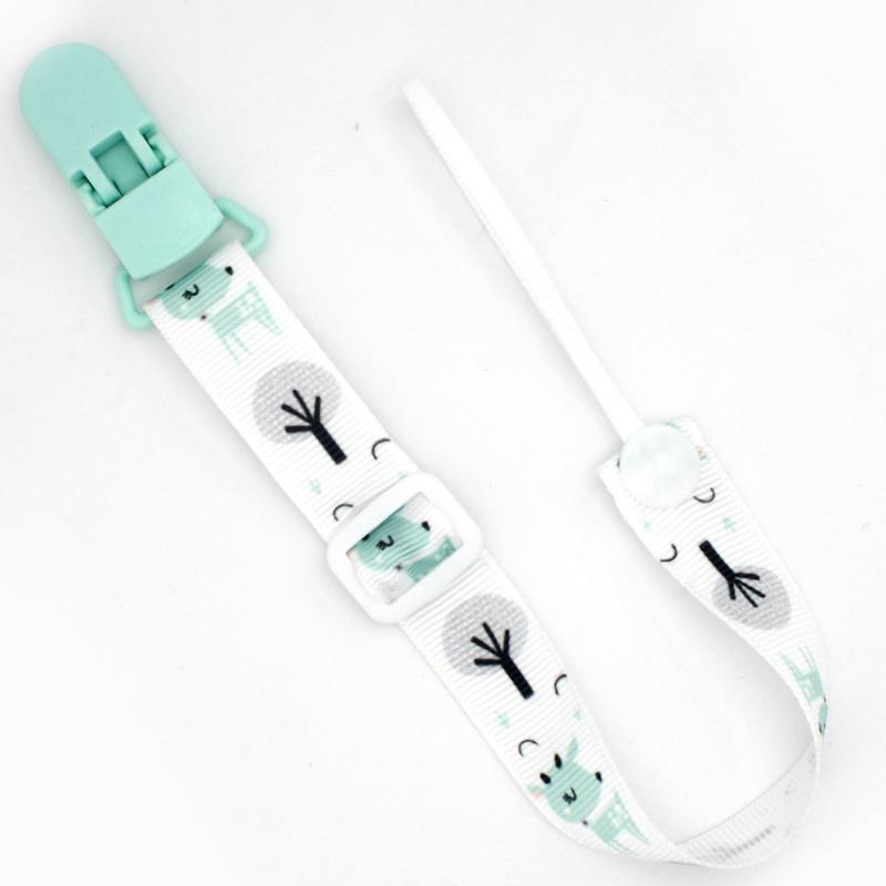 Kids Soother Baby Pacifier Clip Anti-lost Chain Adjustable Teethers Toys Stroller Accessories Holder Strap Attache Tetine Cute