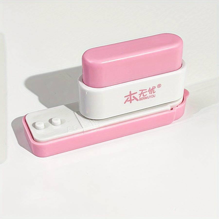 

Дырокол на 5 отверстий для папки: Органайзер для офисного стола - Идеально подходит для самостоятельного переплета блокнотов и файлов, инструмент для пробивания крафт-бумаги 5 Hole розовый