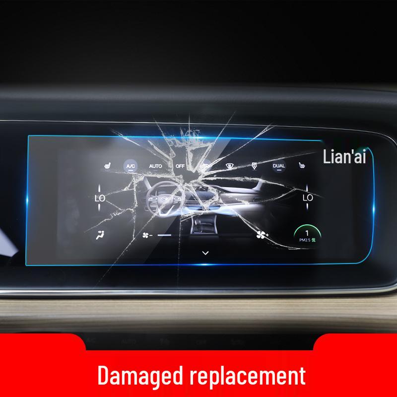 GAC Trumpchi GA6/GA8/GA4plus Navigation Tempered Film & Protective Console Sticker for 22 Models