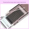 0.07Y-Typ Geklebte Wimpern: Verwicklungsfrei, Verwurzelt, YY Love Webweben, Florale Bepflanzung.