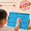 Double-Sided Geometric Shapes Nail Board: Teaching Aid for First, Second, and Fifth Grade Math