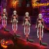 Outdoor Use Solar Lamp Purple Light Waterproof Lamp Skeleton Garden Lamp  Halloween Party