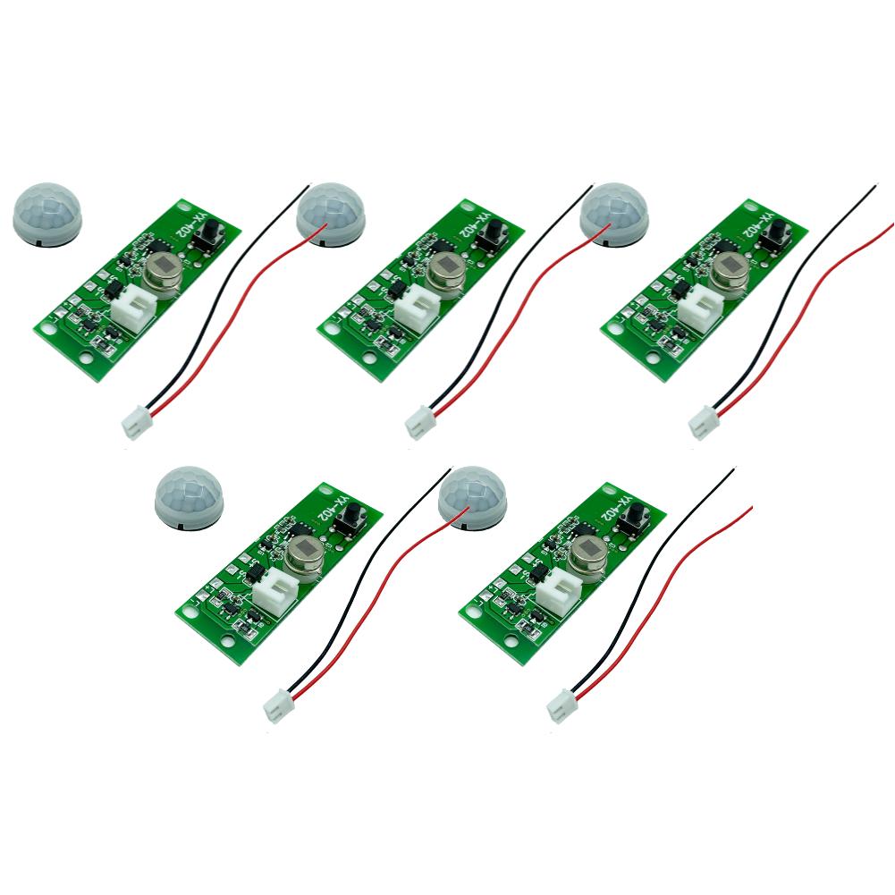 20-1PC 3.7V DIY Solar Light Circuit Board Control Sensor Module Garden Night Light Controller Infrared Solar Lamp Panel Kits