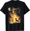 French Bulldog Howling To The Moon Meme 90s Animal Graphic T-Shirt