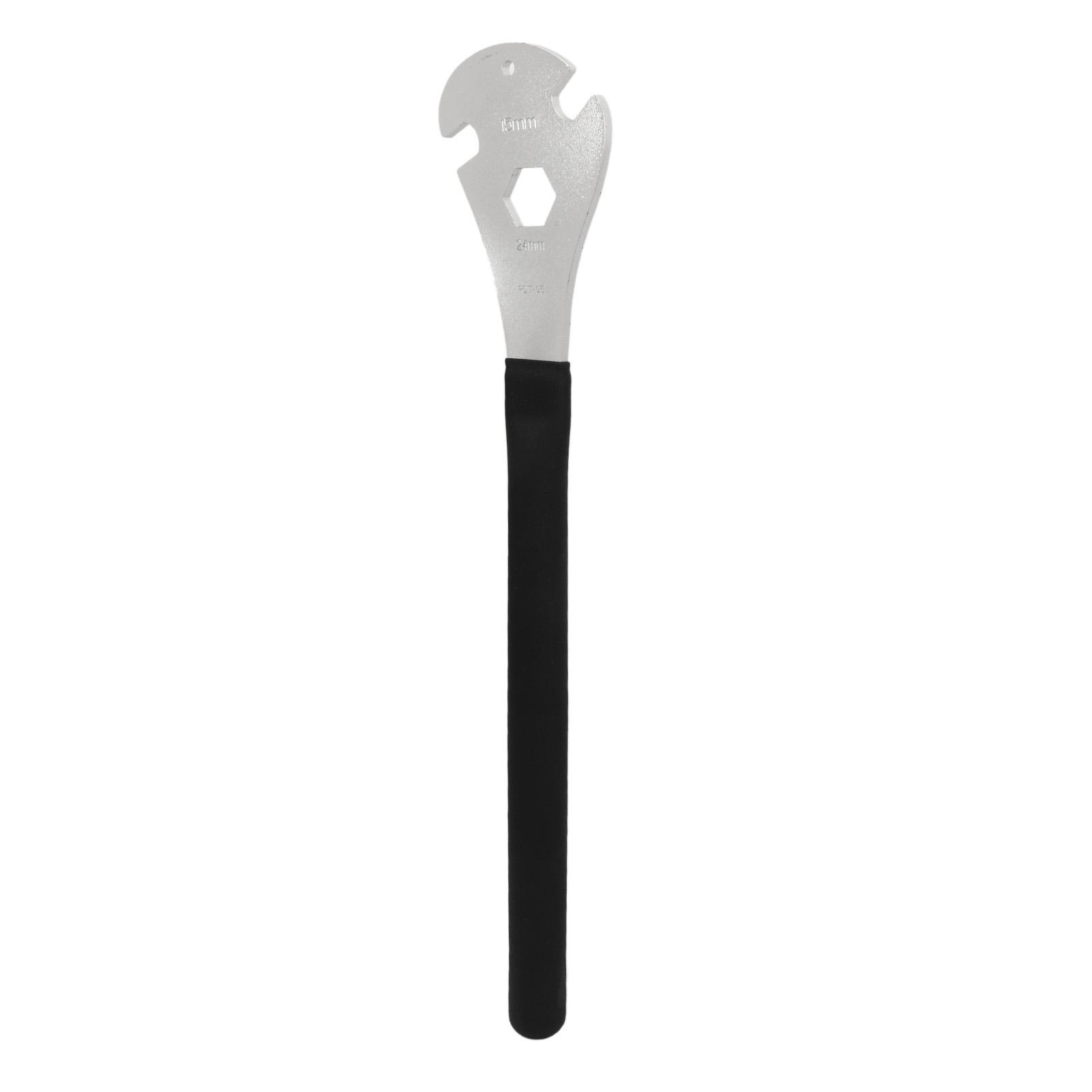 Bike Pedal Wrench 15mm Extra Long Handle Pedal Removal Spanner Repair Tool for Biking Cycling