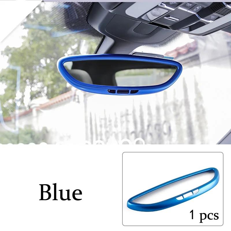 

Car-Styling Rearview Mirror Decorative Cover Frame For Porsche Cayenne Macan Panamera Accessories Modified Interior 3D Stickers синий