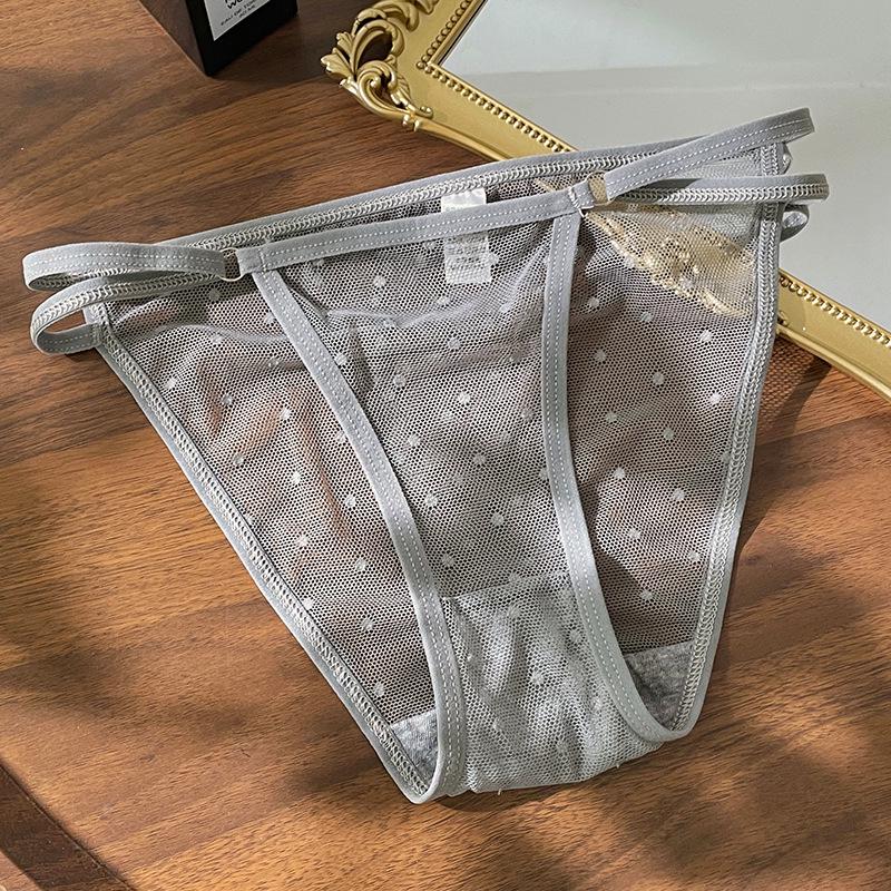 Sexy Mesh-Spitzen-G-String-Tanga für Damen - Durchsichtige Verführung Lingerie