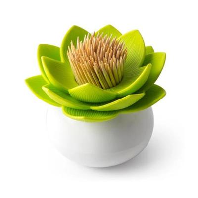 Wattestäbchenbox Wattestäbchenhalter Basis Raum dekorieren / Zahnstocherhalter Zahnstocheretui Lotus Wattestäbchenröhre Zuhause täglich Zahnstocherbox