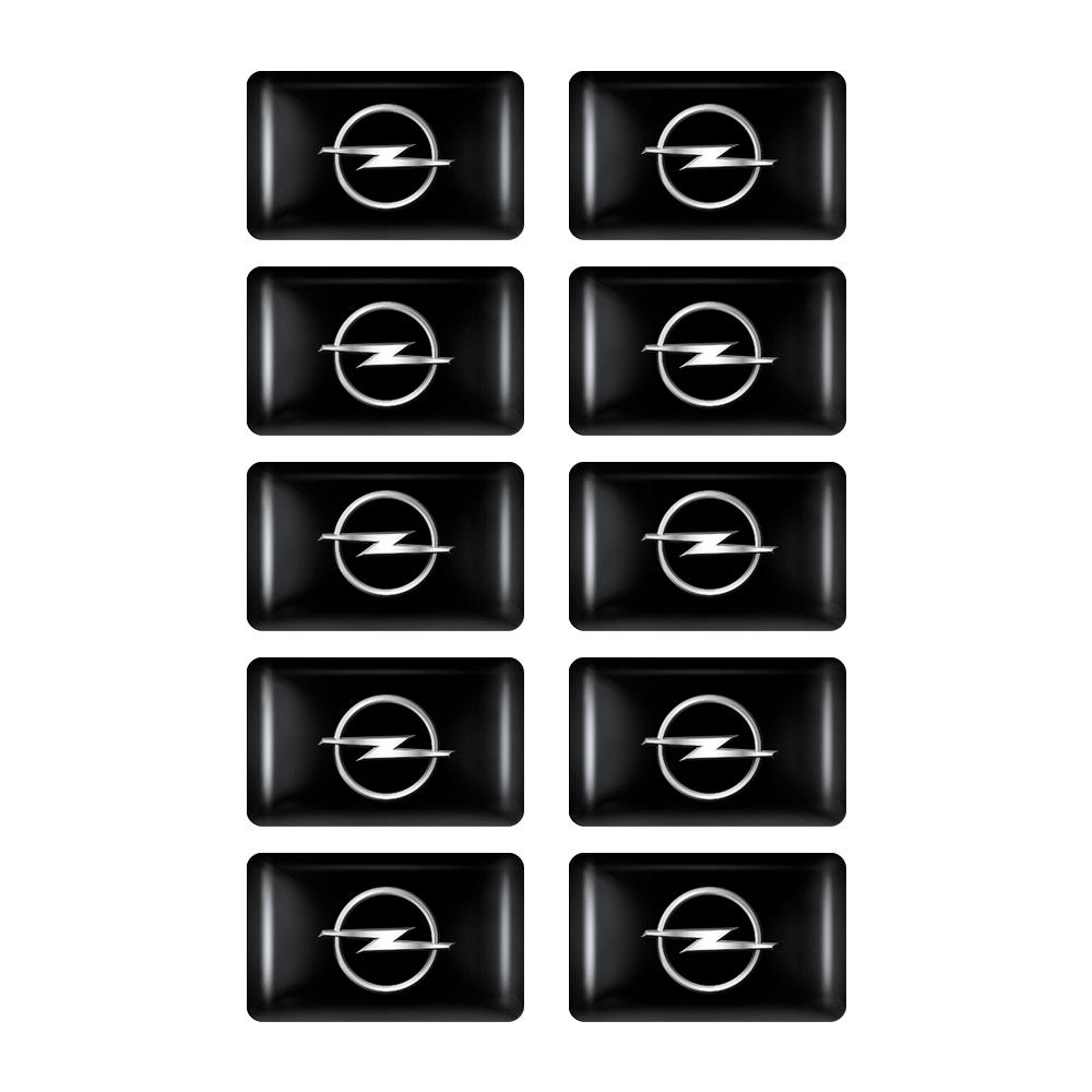 5/10/20/50Pcs Car Epoxy 3D Emblem Stickers Decal Decoration for Opel Astra H Insignia Antara Ampera Mokka Zafira Corsa Vauxhall KC5