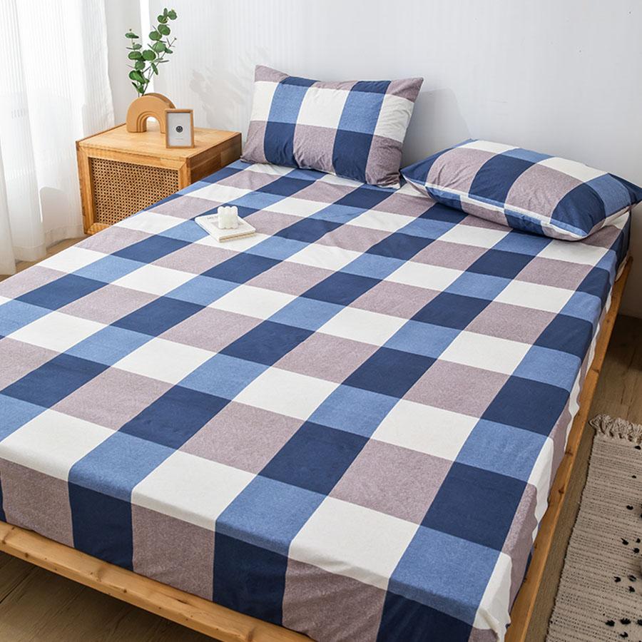 1pc Waterproof Mattress Protector Breathable Mattress Cover Anti-mite Anti-bacterial Fitted Bed Sheet (No Pillowcase)