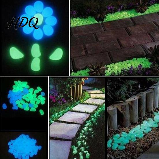 Decorative Glowing Rocks for Terrariums Glow-in-the-Dark Garden Stones 1cm Night Guide Luminous Pebbles Aquarium Glow Rock Fillers Resin Stones