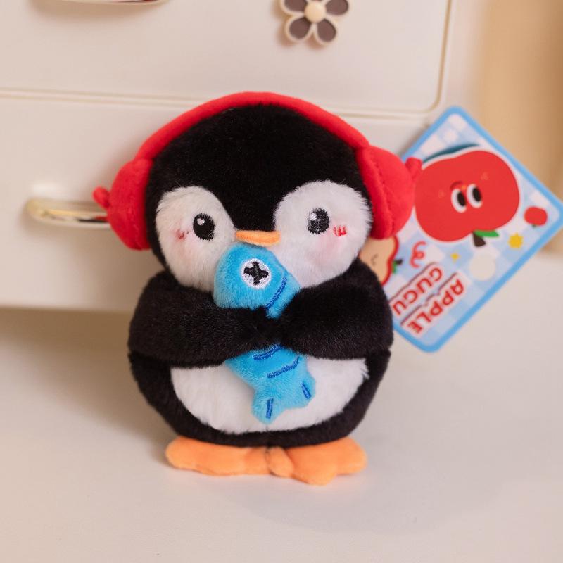 Adorable Penguin Keychain Plush Doll for Backpack or Bag
