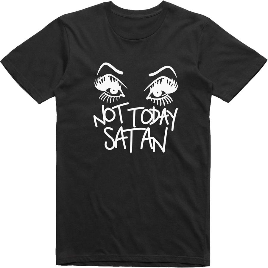 

WGC Not Today Satan Drag Queen Funny Stylish Novelty Black T-Shirt for Mens Size L XXXXXL різнокольоровий