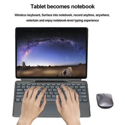 Wireless Keyboard 4mm Super Thin Gaming Keyboard USB Charging Magnetic Keyboard PC Accessories for Microsoft Surface Pro8/X/Pro9