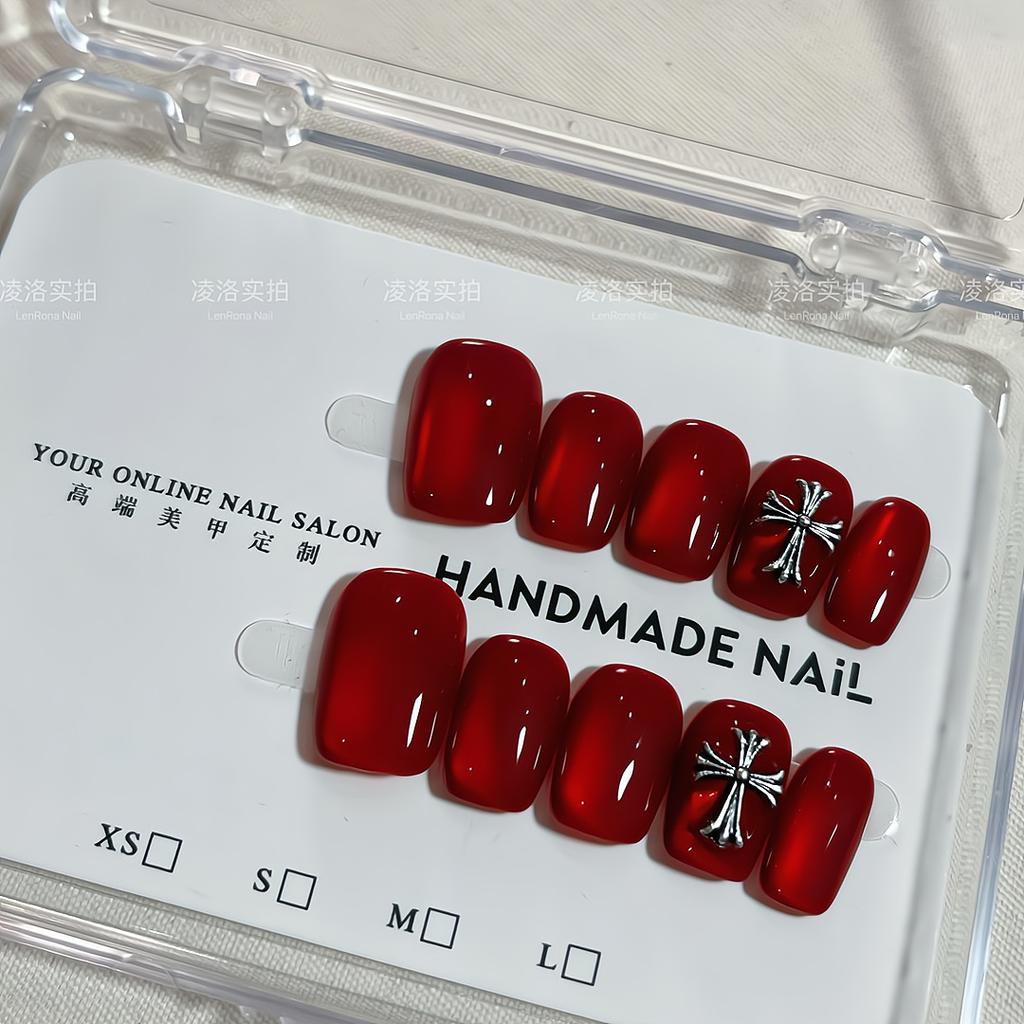 Přírodní nehty čtvercové falešné nehty s designem třpytek umělé akrylové nehty lesklé falešné nehty plné krytí lepicí nehty na nehty pro ženy