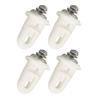 4 Pcs Front Bumper Retaining Clip 743712 Good Stability Fixing Clamp Replacement for Citroen C5