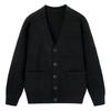 Men's Japanese Retro Cardigan: Casual, Solid Color, Cozy Knitwear for Autumn/Winter
