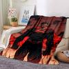 1pc Superman Black Suit Flannel Blanket Soft Warm Throw for Home, Office, Travel, All-Season Cozy Bedding GiftL1100
