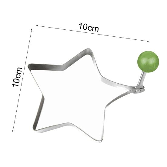 Nerezová forma na tvarování smažených vajíček Kroužek na palačinky Forma na vaření Kuchyňské nástroje