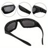 2Pcs Motorcycle Glasses Bike Cycling Windproof Riding Goggles Sports New Moto Eyewear Mens Sunglasses Women UV400 Protective Eye