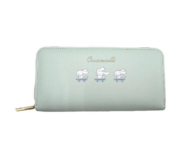 Sanrio Characters Cinnamoroll Skateboard Series Round Wallet Green 292 [CR GRN]
