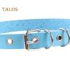 Men Necklace Vintage Punk Style Adjustable Faux Leather Solid Color Bukle Pin Neck Belt Party Club Choker Adult Jewelry