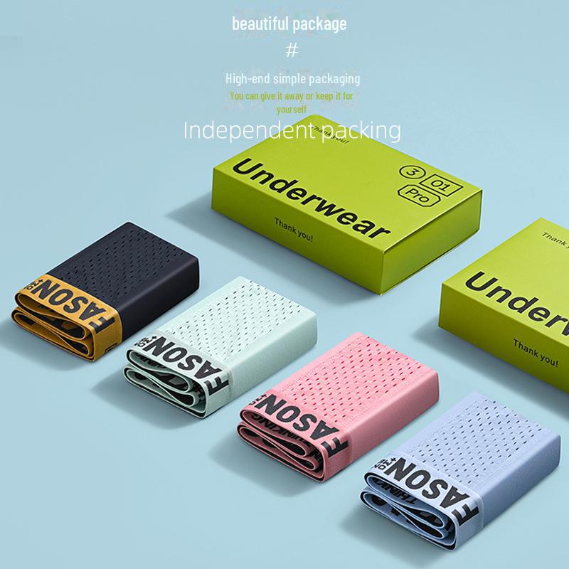 Pánské antibakteriální rychleschnoucí boxerky z ledového hedvábí - letní prodyšné spodní prádlo