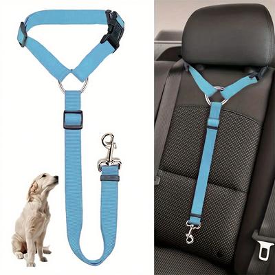 PETSIN 1pc Pet Car Belt, Dog Cat Car Leash, Retractable Backseat Pet Tether, Keep Your Dogr! Dog Outing Dog Stuff