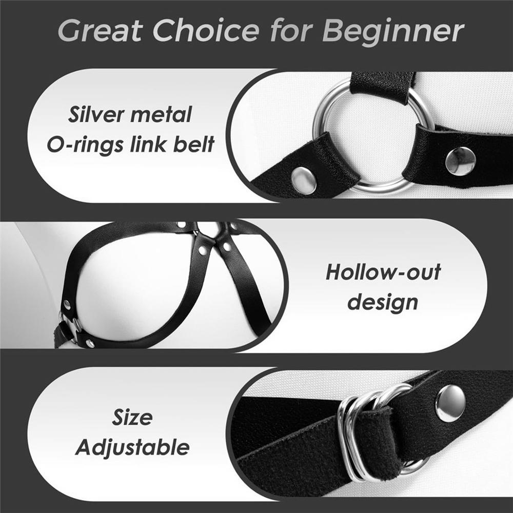 Sex Restraints Strap SM Bondage Gear Toy Leather BDSM Body Chest Harness Handcuffs Leg Cuffs Adults Accessories
