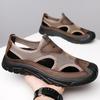 Sandals Men's 2025 New Summer Sports Leisure Breathable Hollow Outer Wear Non-slip Lightweight Hole Beach One Piece 2025